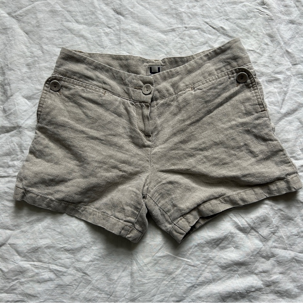 Vintage Y2K 100% Linen Shorts